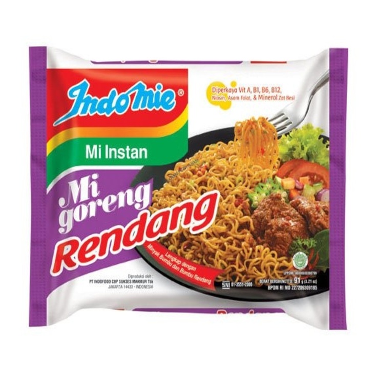 indomie goreng rendang